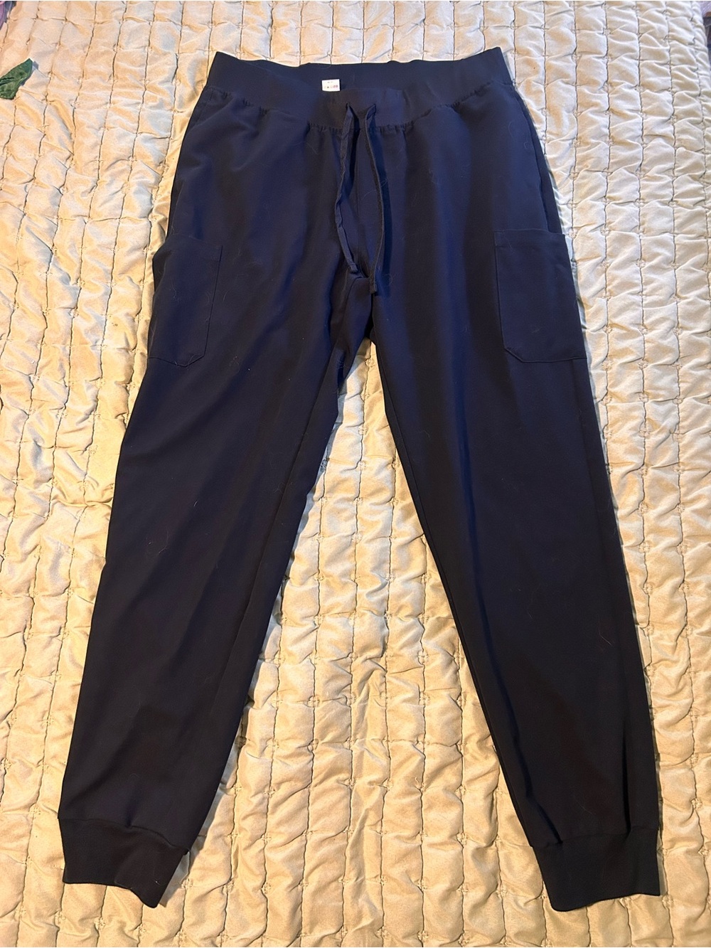 Midnight navy scrub pants